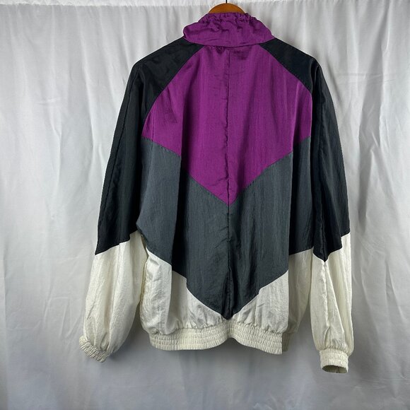 Vintage 90s Style Nylon Zip Jogger - Picture 3 of 12